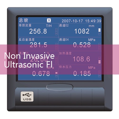 Non Invasive Ultrasonic Flow Meter: Portable Transit-Time Pipe Testing Tools
